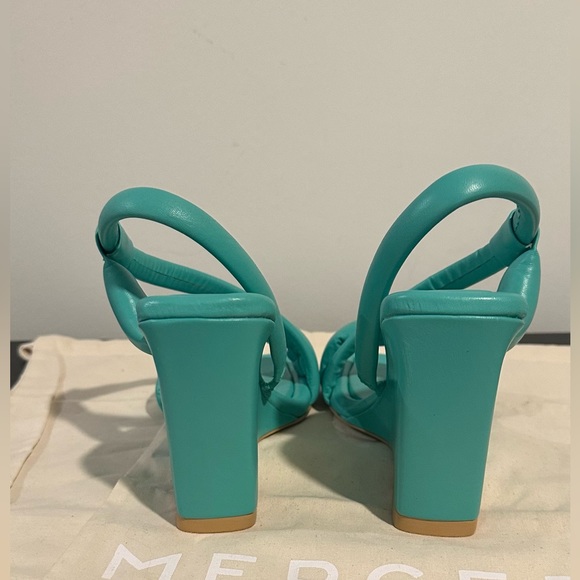 MERCEDES CASTILLO ALBIA TUBULAR NAPA WEDGE SANDALS - Picture 4 of 9